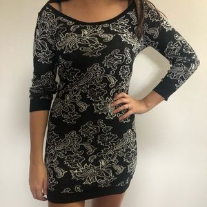 Long sleeve sweater dress